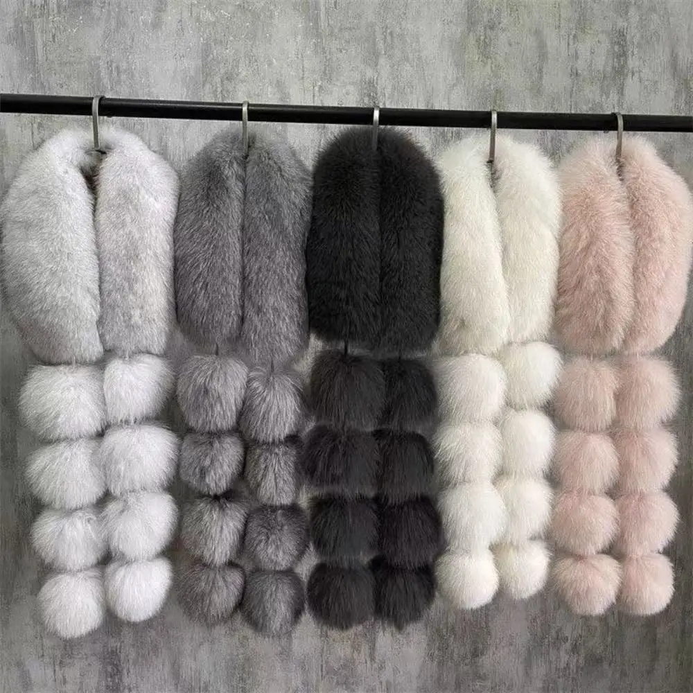 

Ретро искусственный кроличий мех магнитный шарф из искусственного меха теплый шарф в корейском стиле мягкий утолщенный однотонный нагрудник осень-зима