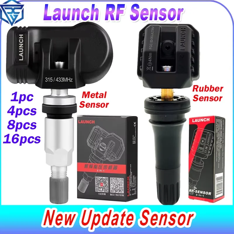 

LAUNCH X431 2 in 1 RF-SENSOR 315MHz & 433MHz TPMS Sensor Tire Repair Tools Scanner Tire Pressure Sensors Tester Programming