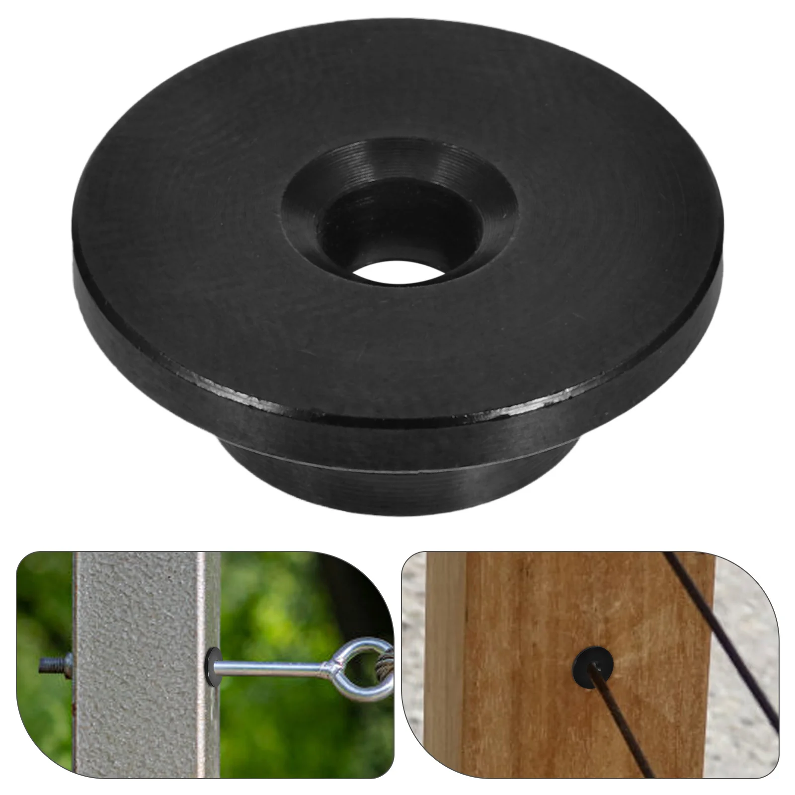 

20 Pcs Cable Protective Ends Railing Post Cap for Wood Deck System Hole Grommet