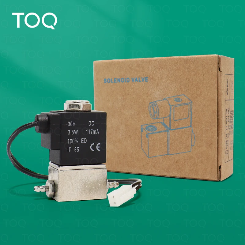TOQ Dental Solenoid Valve DC 30V Waterproof Air/Water Control for Dental Unit Spare Parts & Dental Lab Accessories