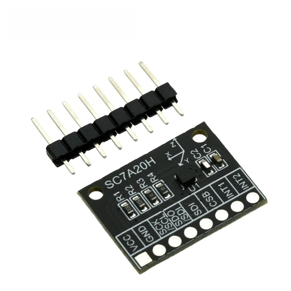 2/5/10PCS  SC7A20H 3-Axis Accelerometer Sensor Module, High Precision 16-Bit I2C SPI for Tilt Detection Arduino STM32