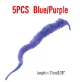 5pcs blue purple