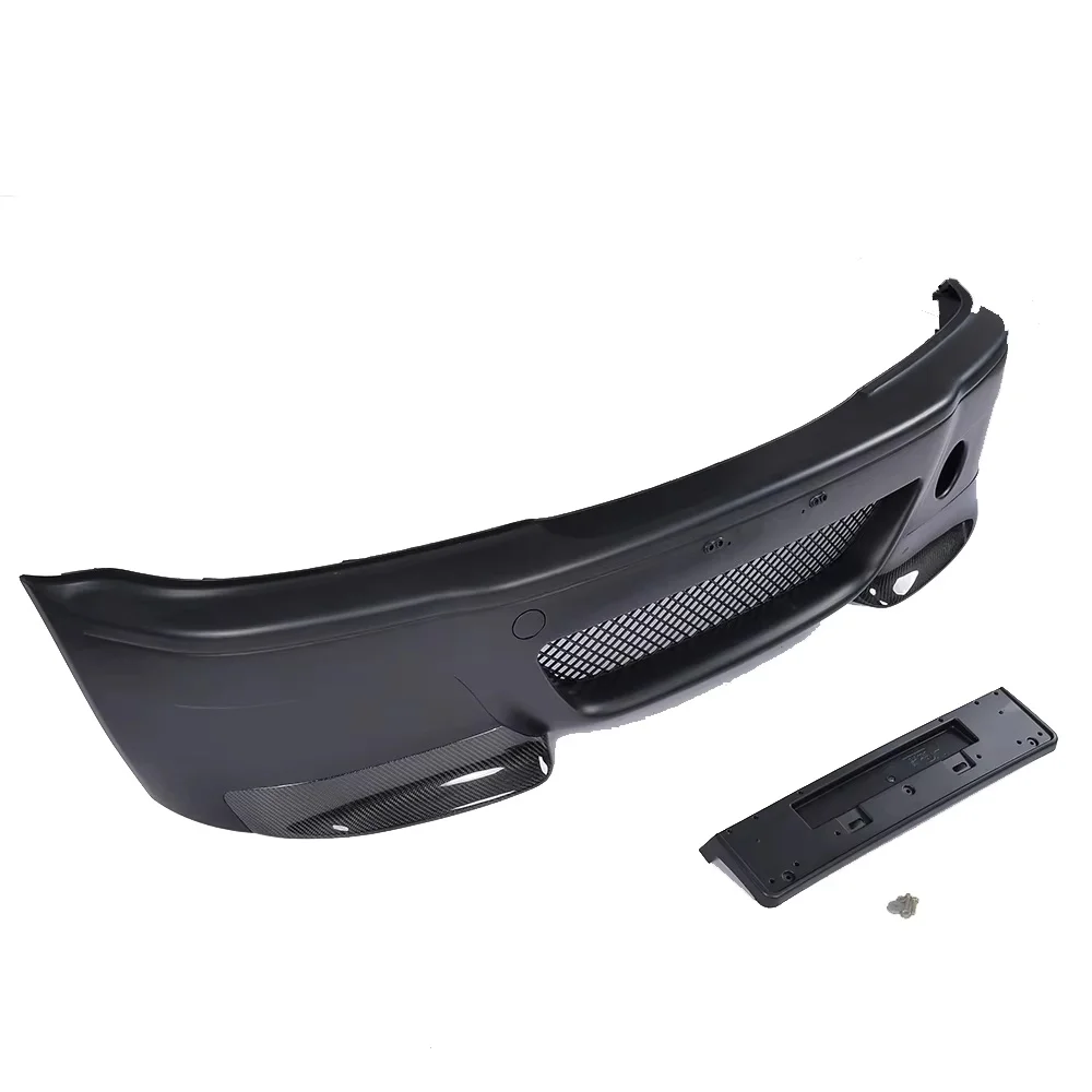 E46 M3 Front Bumper With Carbon Splitters for BMW E46 M3 Base Coupe 2-Door 01-06 view 4
