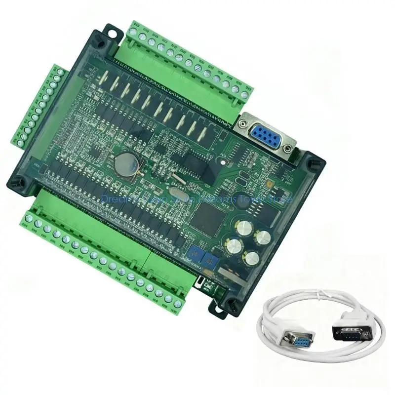 HX6A Industrielle SPS-Steuerung FX3U 24MT 14 Eingänge 10 Transistoren Ausgänge Unterstützt HMIs für