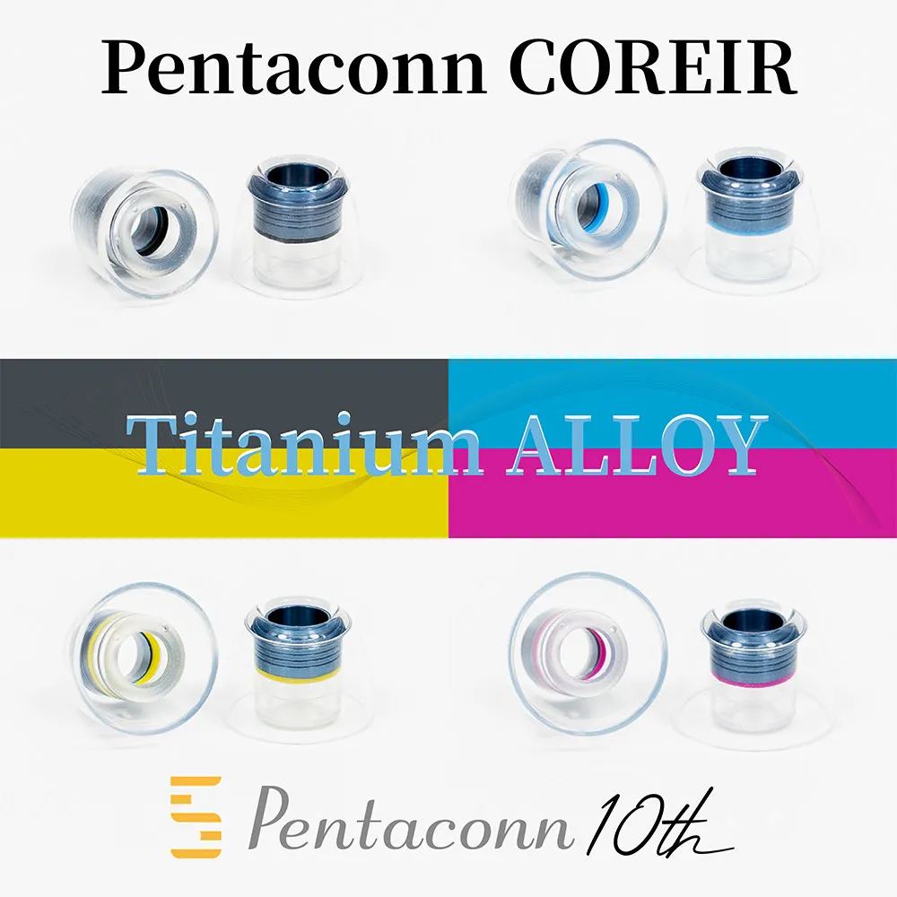 Pentaconn Coreir Ti titanium alloy metal conduit earmuffs earplugs xm6 titanium sleeve new style
