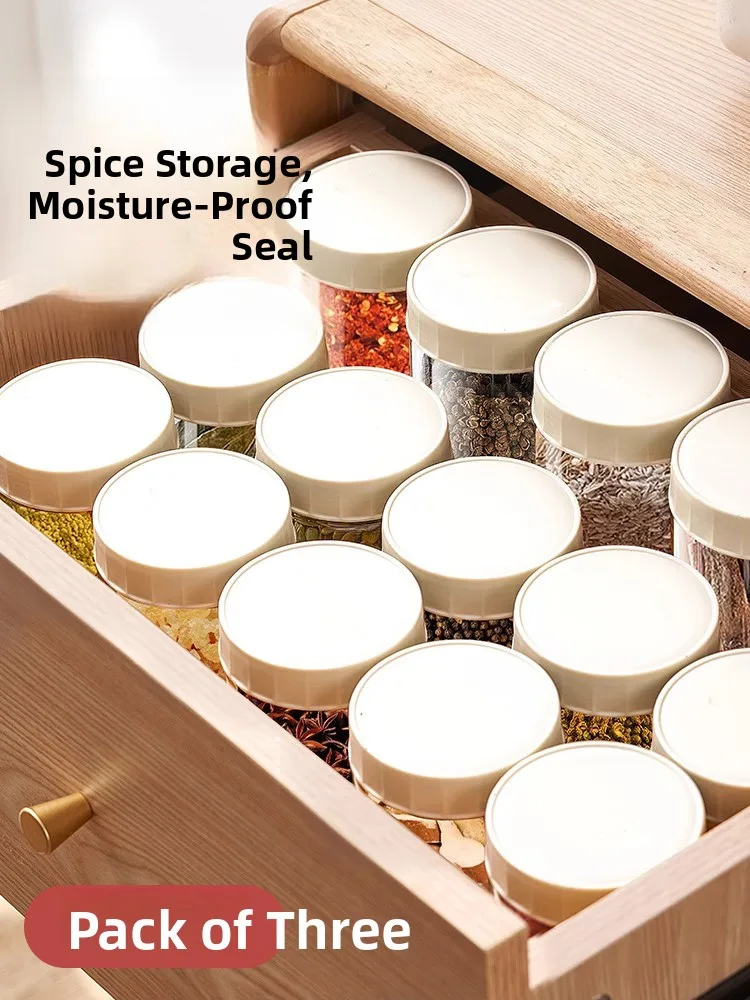 

Набор герметичных контейнеров для специй: восьмиугольные емкости для перца и соусов для домашнего использования