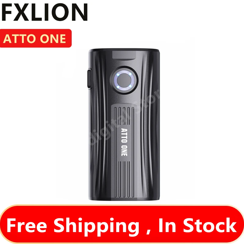 FXlion ATTO ONE V Mount/V-Lock Battery 3400mAh(37Wh/7.4V) with D-TAP USB-C/A Micro USB Plugs for Cameras LED Lights Monitors