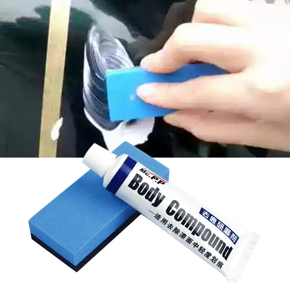 Car Scratch Repair Agent Car Polisher Scratch Remover With Sponge Paint Restore Scratch Repair Agent Repairing Auto Polisher