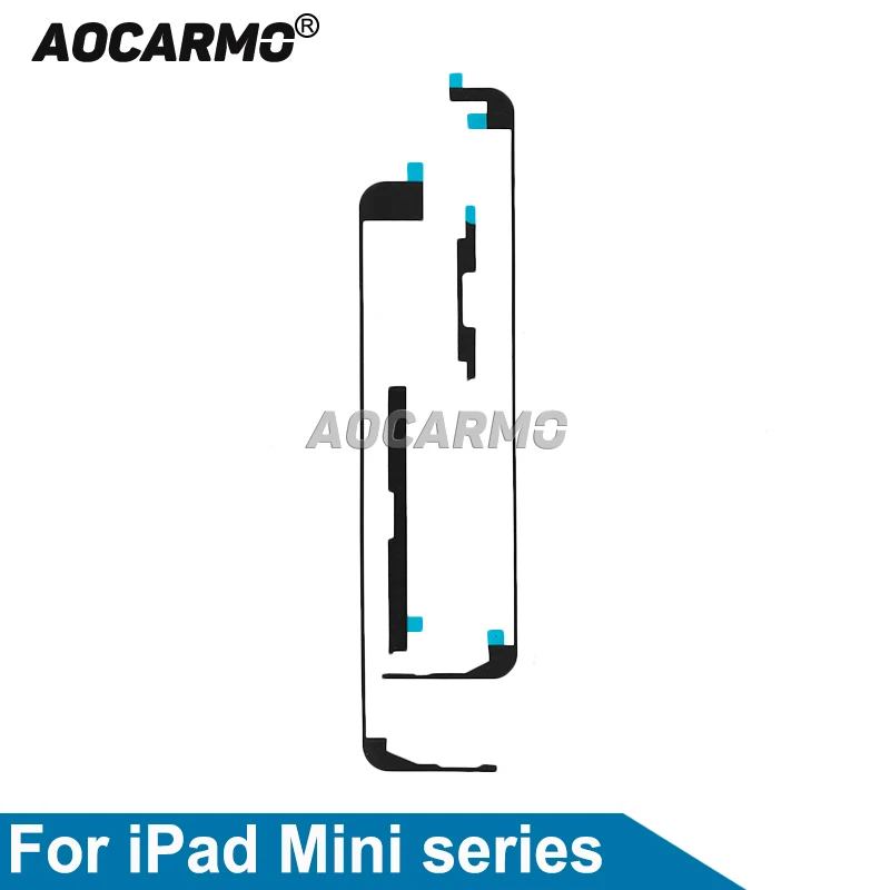 Aocarmo Front LCD Screen Adhesive Sticker Glue Tape Repair For Apple iPad Mini 2 3 4 5 Series Mini4  A1489 A1599 A1538 A2124