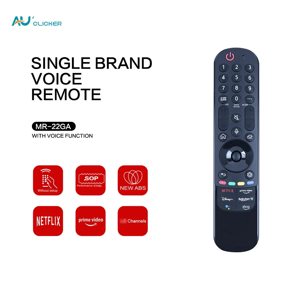 MR22GA Voice Remote AKB76039901 Replacement for LGTV for Magic Remote MR22GN with Pointer and Voice Function