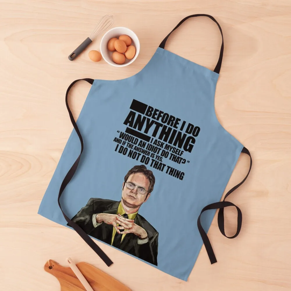 

The Office - Dwight K. Schrute Apron women's household apron chef apron halloween kitchen