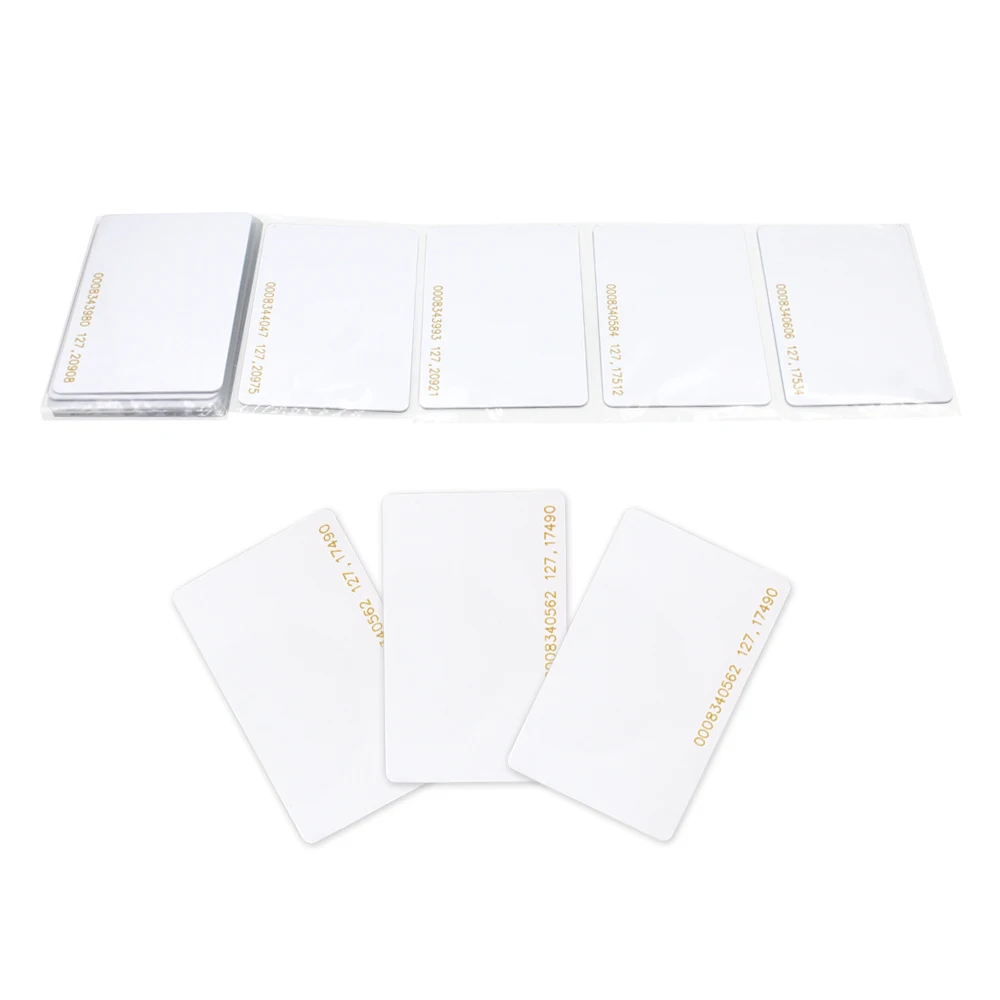 10pcs/Lot 125KHz TK4100 EM RFID Card Smart Read Only Card Proximity Tag for Access Control System and Time Attendance Recorder