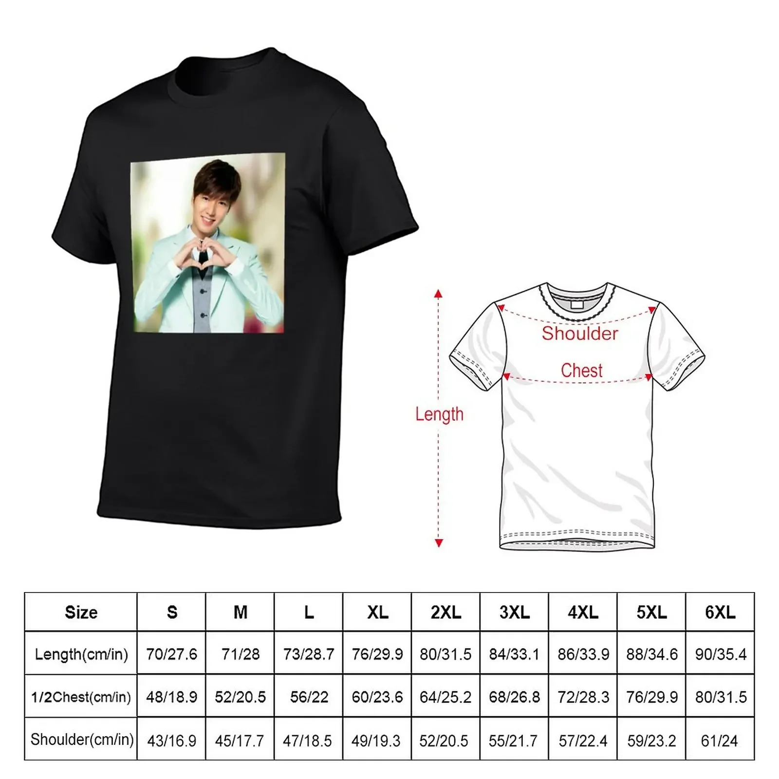 Lee Min Ho Collage - Cancer zodiac T-Shirt korean fashion vintage clothes new edition funny t shirts for men