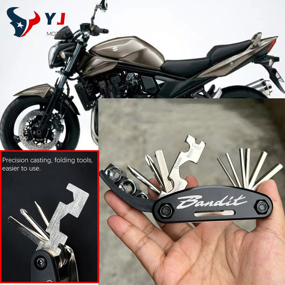 New Motorcycle Tool Spanner Screwdriver For SUZUKI Bandit GSF 400 600 650 1200 1250 1250S Multi Repair Hex Tools Set Accessories