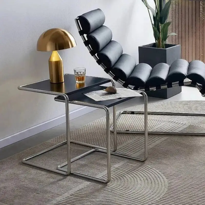 

Luxury Nordic Coffee Table Decoration Living Room Aesthetic Side Table Organizer Designer Modern Mesas Bajas Salon Furniture