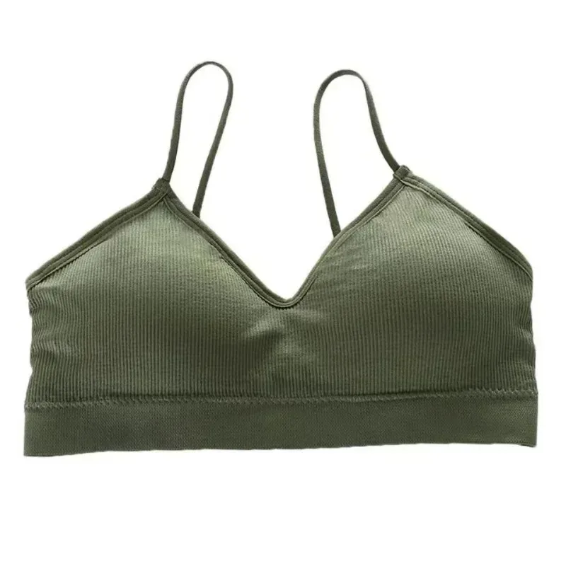 Sexy Sport Bra Top Backless Sports Bra Women Bra Tops Bralette V Neck Brassiere Sport Femme Seamless Underwear Push Up Sport