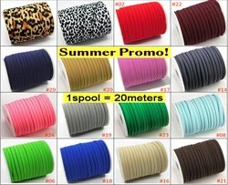 Lycra Cord, 5mm Elastic Band, Soft Spandex Nylon Cord, Stitched Fabric Strips, Swimsuit Straps, Jewelry Making
