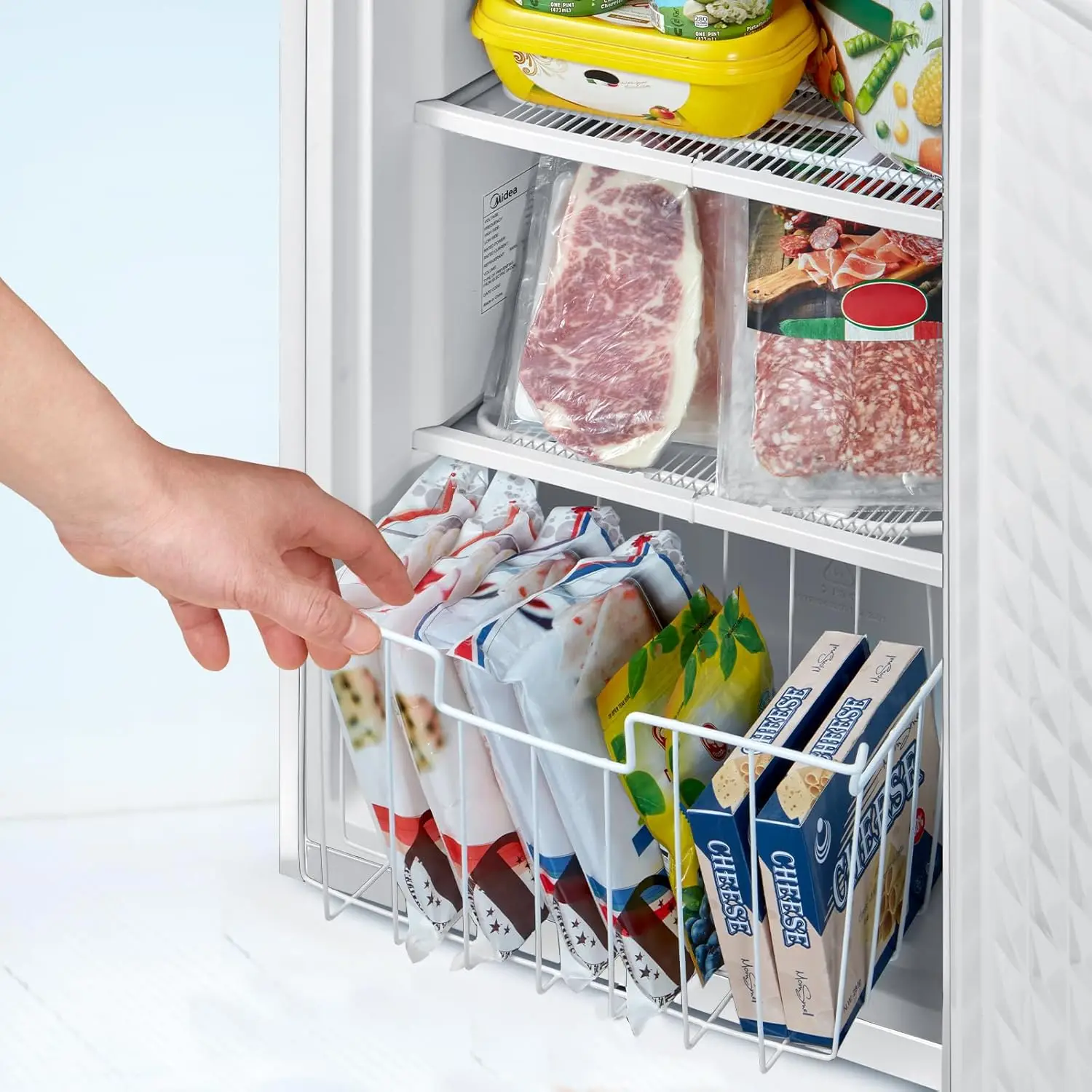 WHS-109FW1 فريزر رأسي، 3.0 قدم مكعب، أبيض · مبيعات المصنع مباشرة #5