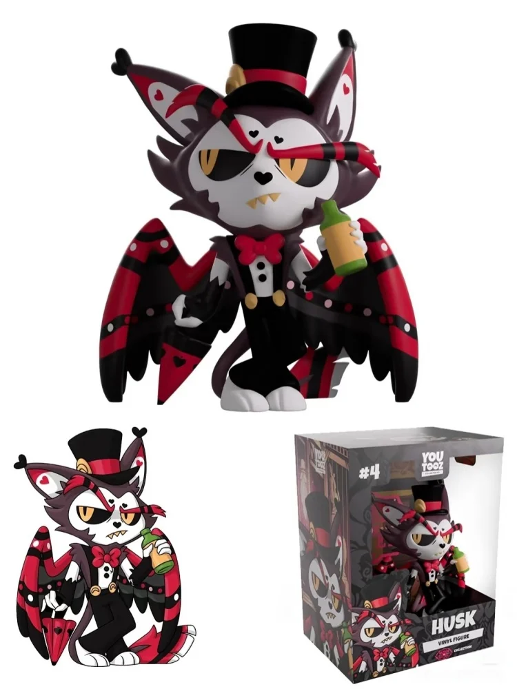 حار 13.4 سنتيمتر بولي كلوريد الفينيل Youtooz Hazbin فندق Alastor لعبة عمل الشكل تحصيل نموذج الحلي المرآب عدة ألعاب الدمى هدية #3