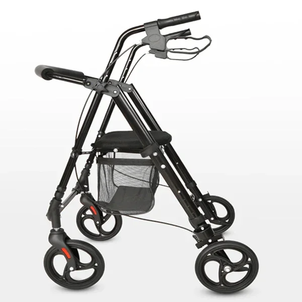 

Foldable Aluminium Walker Rollator for Adults Walking Comfortable Foldable Rollator Walker