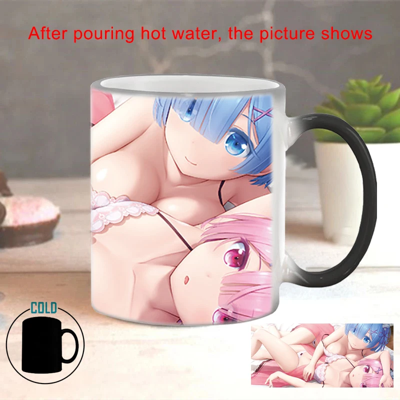 2 Pajama Girls Coffee Mug Balck Cup BSKT-171 Cups and Mugs Color Change Mugs Personalized Gifts Sublimation Tumblers Drinkware