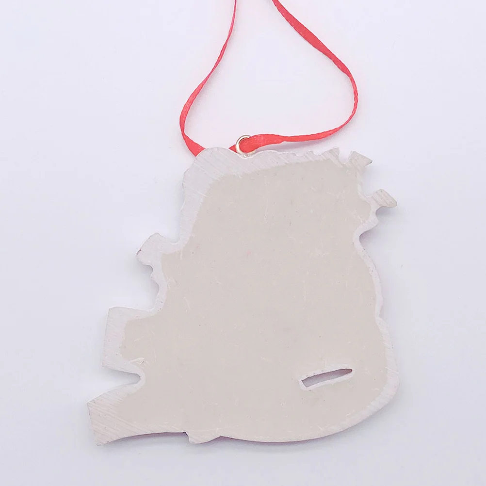 

2 Pcs Christmas Ornaments Tree Pendants Hanging Decors Santa Claus Crafts Resin Xmas Party for