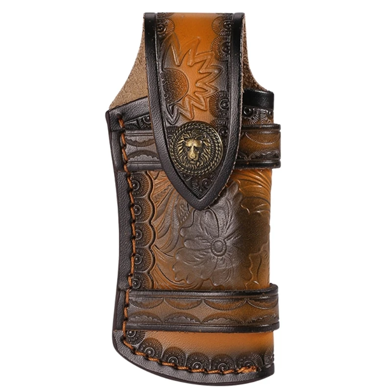 

Straight Leather Knife Sheath Waterproof PU Knife Holsters for Fixed Knife Universal Leather Sheath Waist Hanging Dropship