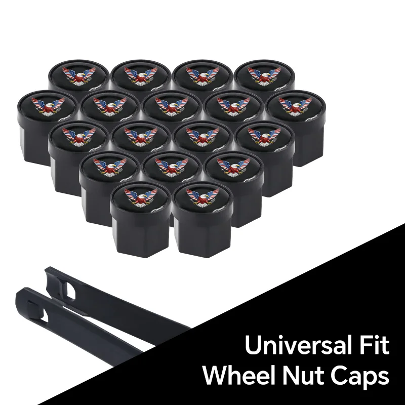 

20PCS ABS Car Tire Nut Caps For DS Car Wheel Caps Bolts Car Wheel Lug Nut Car Tire Screw Cap Rust Proof Waterproof Cap