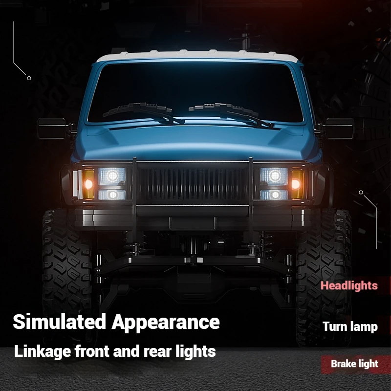 Nowy produkt 1:18 Cherokee symulacja samochodu wspinaczkowego łączone światła RC w pełni proporcjonalny zdalnie sterowany samochód terenowy