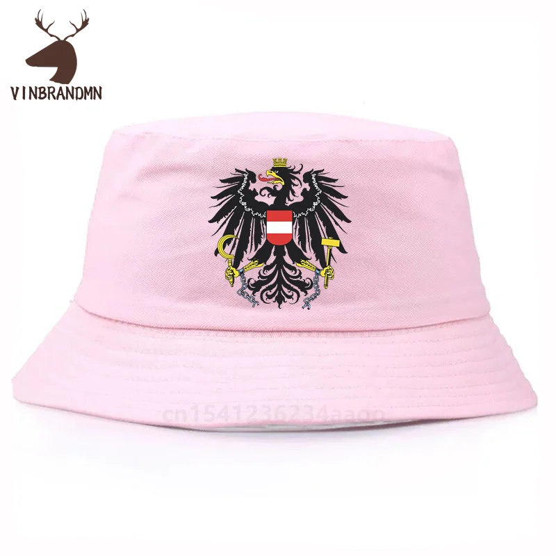 Austria Men Women Fashion Baseball Caps Summer Outdoor Visor Bucket Hats 100% Cotton Hipster Fishing Hat Best Gift For Fisherman