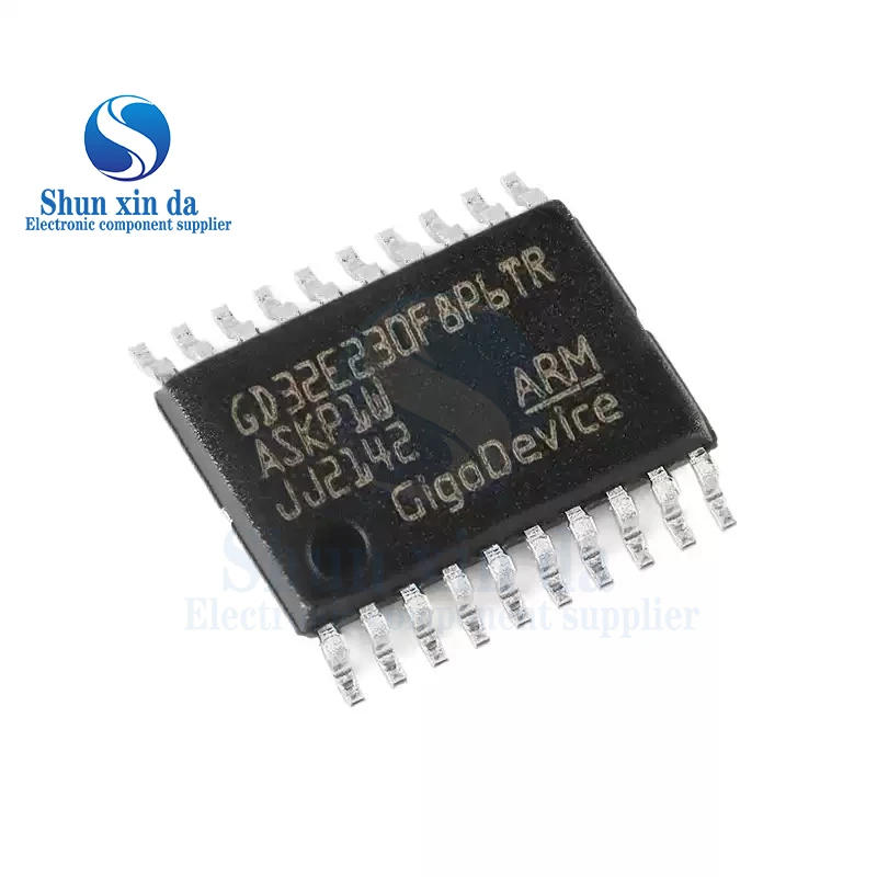 5PCS GD32E230F8P6TR TSSOP-20 GD32E230F8P6 SMD 1.8V to 3.6V ARM Cortex-M23 32-bit MCU IC