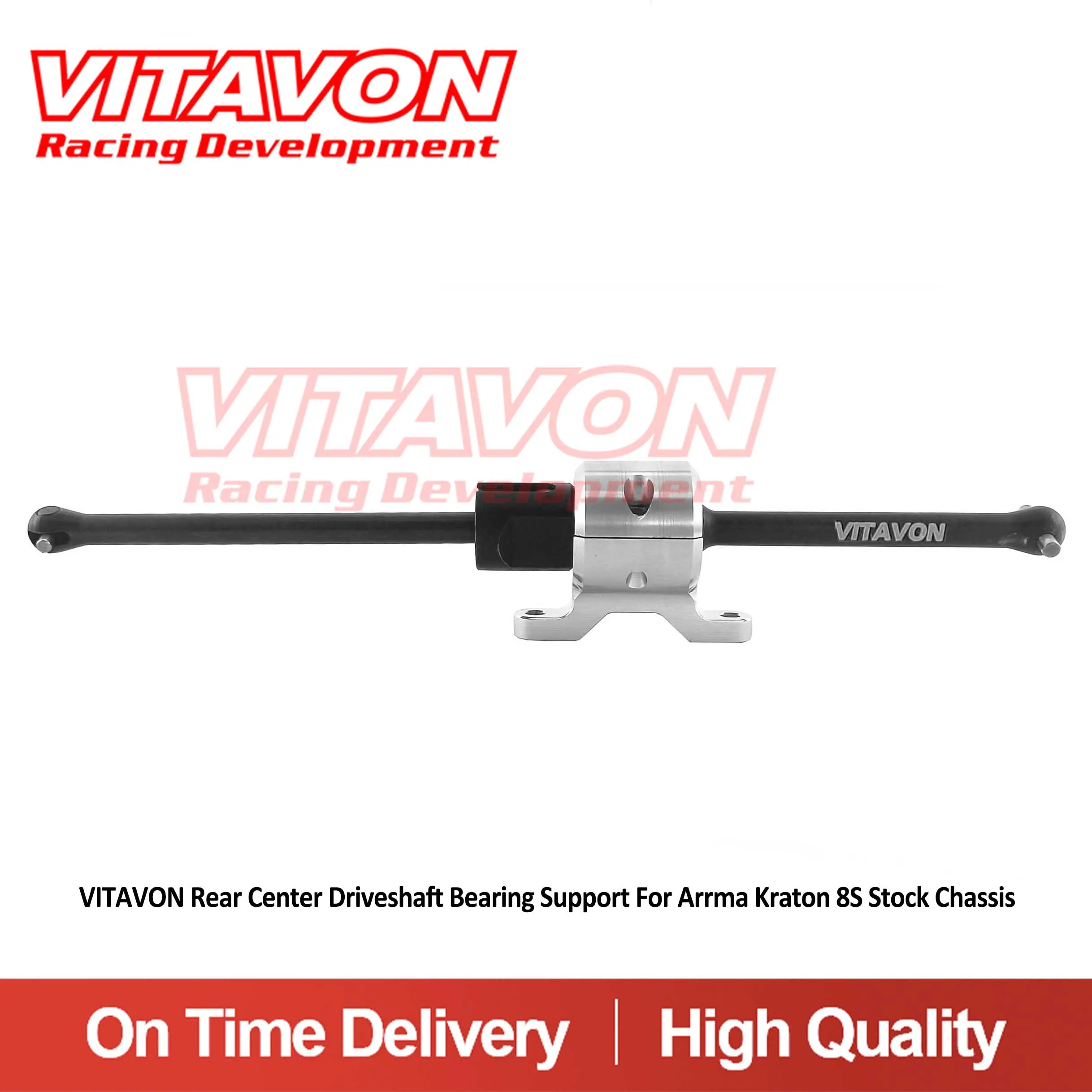 

VITAVON Rear Center Driveshaft Bearing Support For Stock Chassis For Arrma Kraton 8s