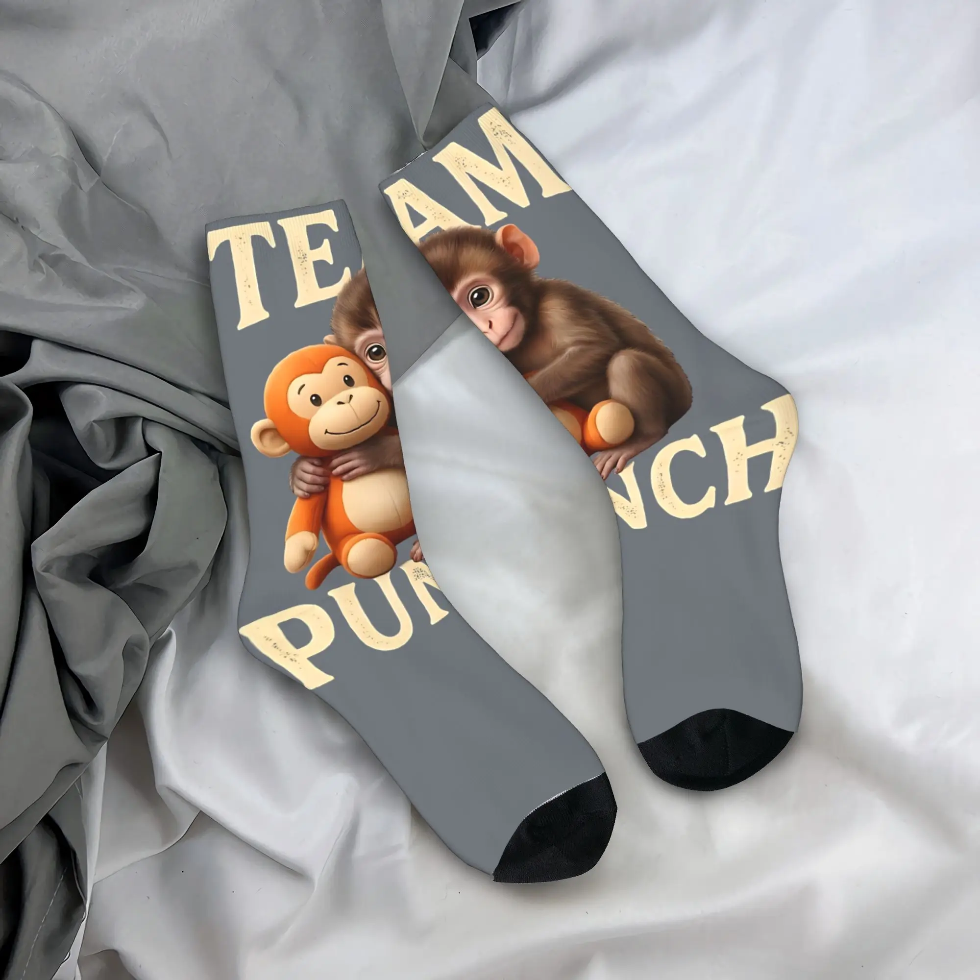 

Мужские носки с рисунком Baby Monkey Punch, милые, дышащие, нескользящие, зимние, оригинальные, для альпинизма