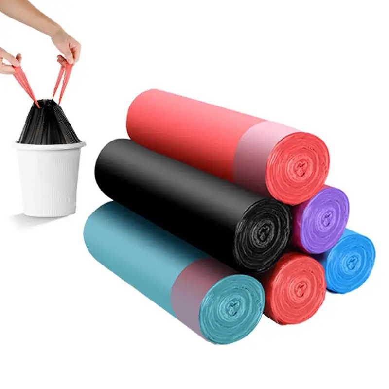 Kitchen Trash Bags Durable Leak Proof Reusable Rubbish Bag Household Disposable Trash Pouch For Bedroom Kitchen Bathroom Office