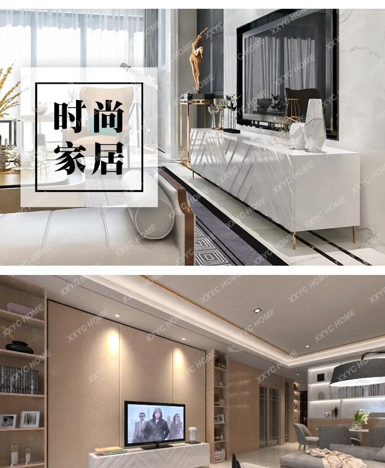 Simple modern living room floor locker