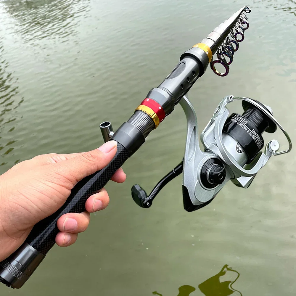 Telescopic Sea Fishing Rod Reel Combo 5