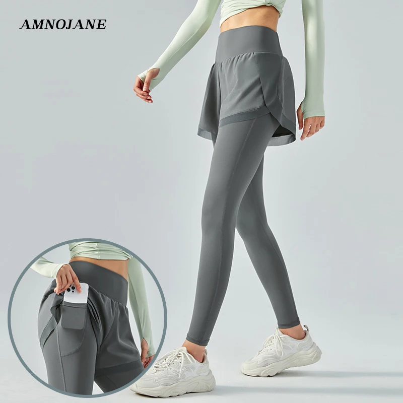 

High Waist Sport Pants Workout Leggings For Women Fitness Woman Tights Pocket Sweatpants Jogging Gym Outfit Yoga Clothes