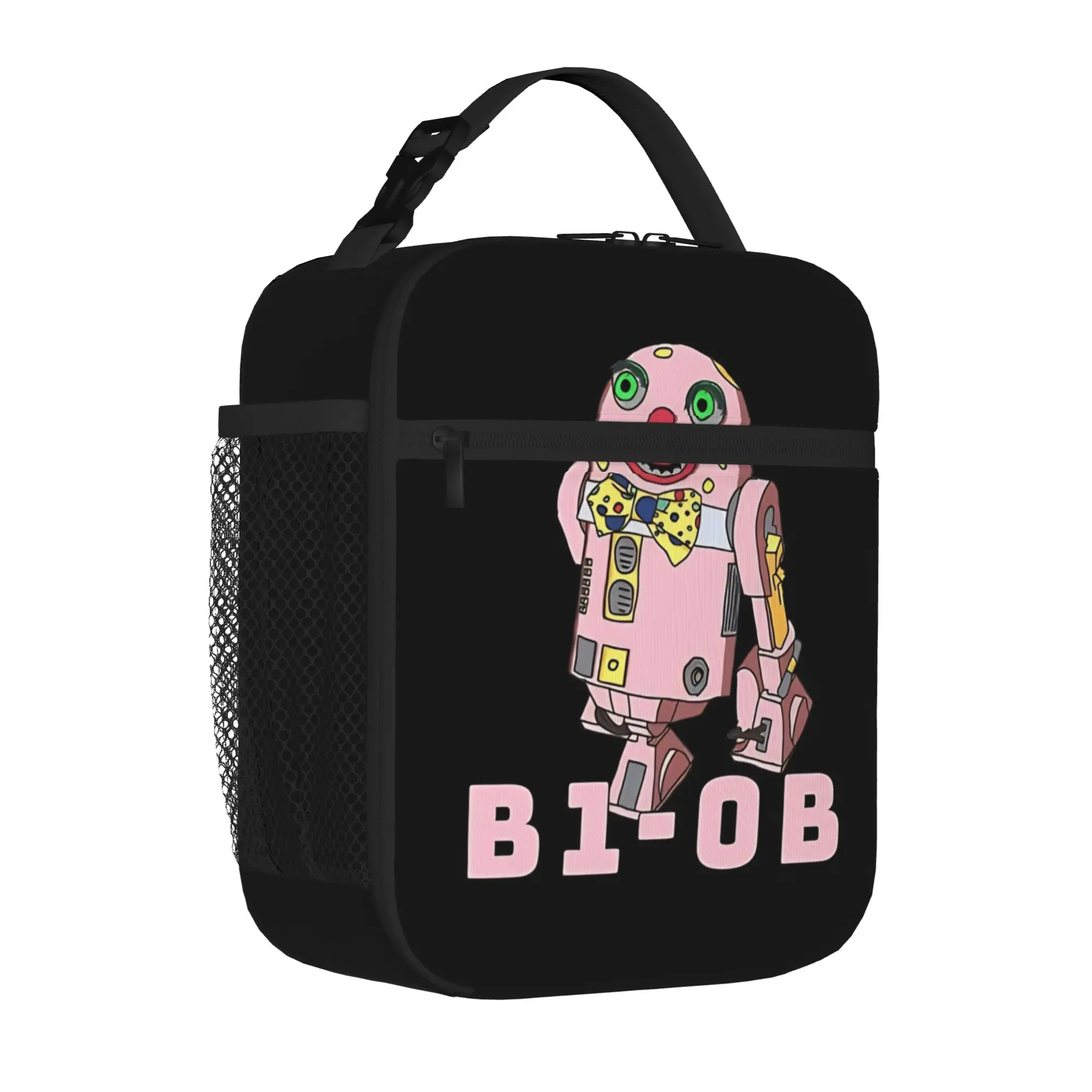 1 Piece For Students Food Container blob cartoon  Portable Pocket Mr Blobby Zipper Closure Aluminum Foil Food Pouch For Travel