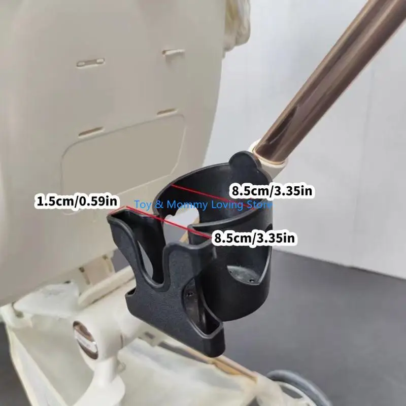 Y1QF حامل أكواب عملي لعربات الأطفال مع دوران 360 درجة وحامل هاتف متكامل للأنشطة الخارجية #6