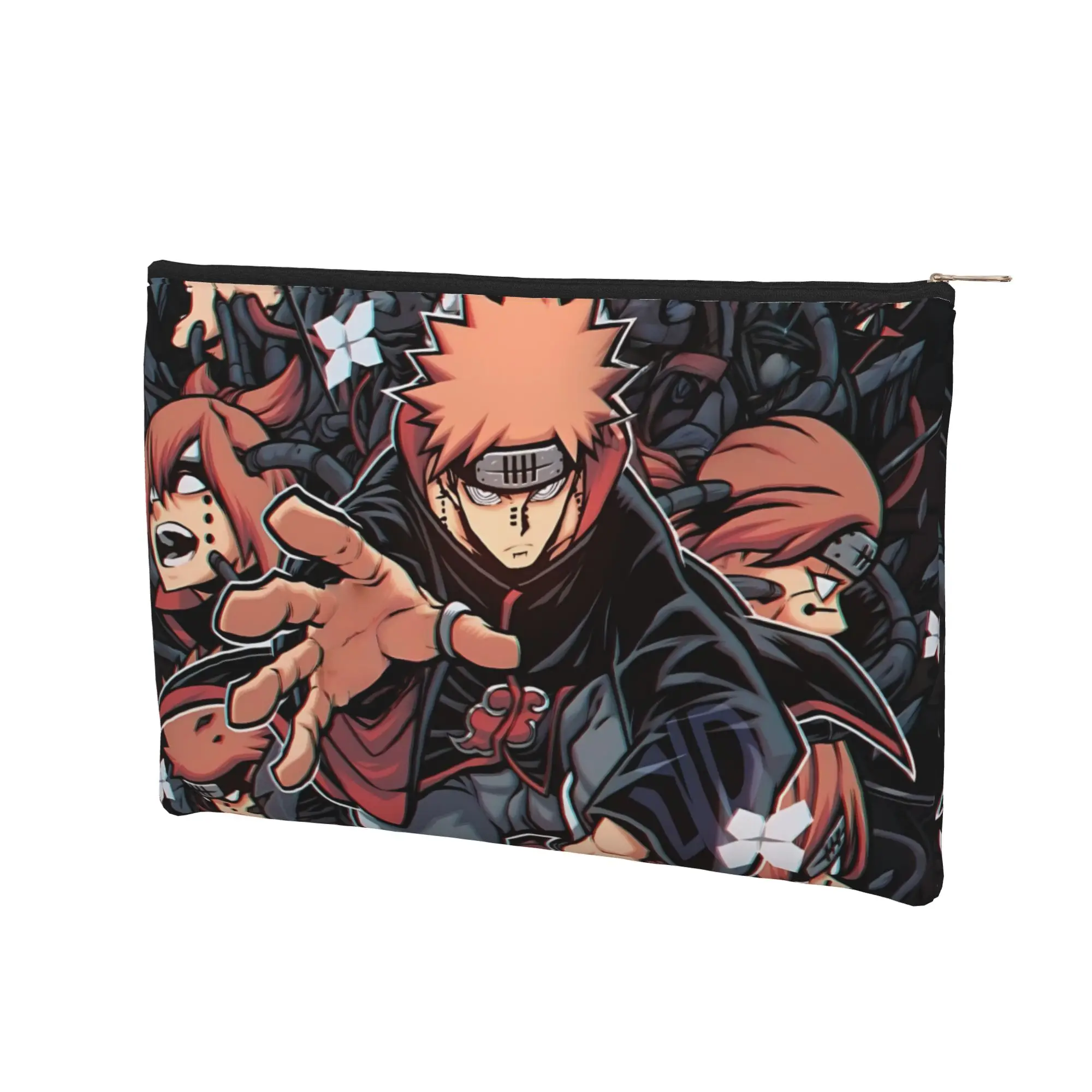 anime Lightweight Cute pouch Naruto anime comic Makeup Bag  Toiletry Bag with Zipper Toiletries Storage Bag