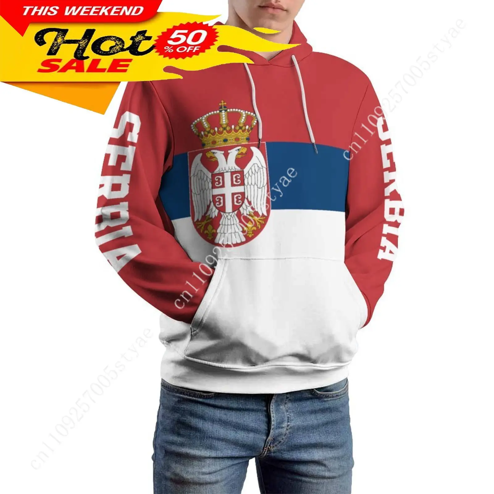 

Serbia Flag Hoodie Men Woman Warm Pullover Hooded Novelty Hoodies Fashion Sweatshirt Loose Tops Clothing with Pockets