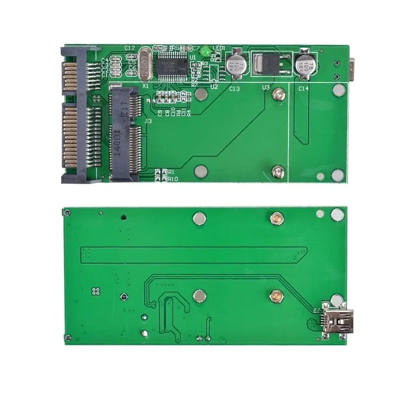 Manufacturer\'s Direct Sales Of MSATA To SATA Adapter Card, Solid-State Drive To SATA, With Mini USB Interface For External Use