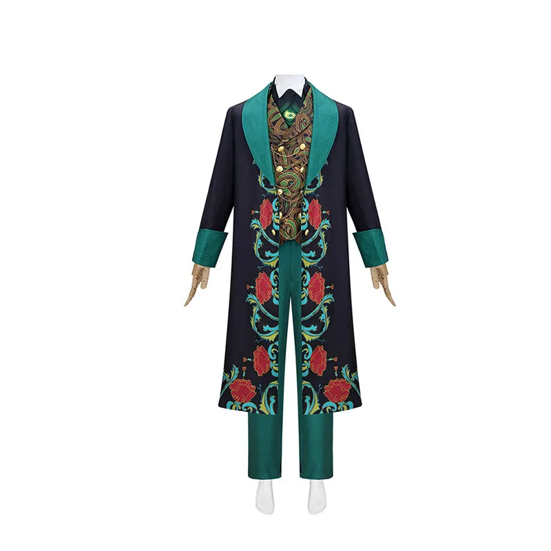 

Костюм для косплея Wicked Madame Morrible Wizard of Oz для женщин и мужчин, платье ведьмы-волшебника, сценическая форма, костюмы на Хэллоуин