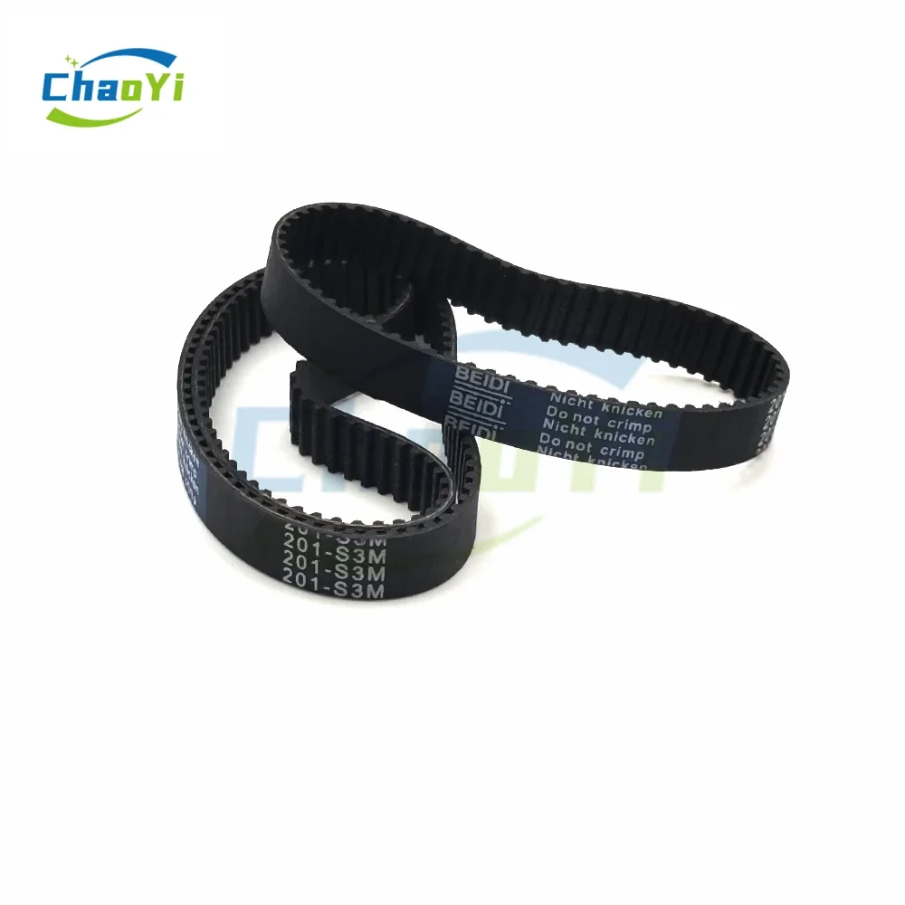 S3M المطاط متزامن مؤقت اشتعال طول 138 141 144 147 150 153 159 162 165 168 171 174 مللي متر عرض 6-20 مللي متر حلقة محرك مسننة حزام
