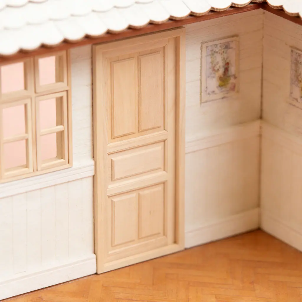 

1:12 Кукольный домик, миниатюрная модель деревянного окна-деревянная рама, двойное окно, крошечная мебель для декора микро сцены, аксессуар