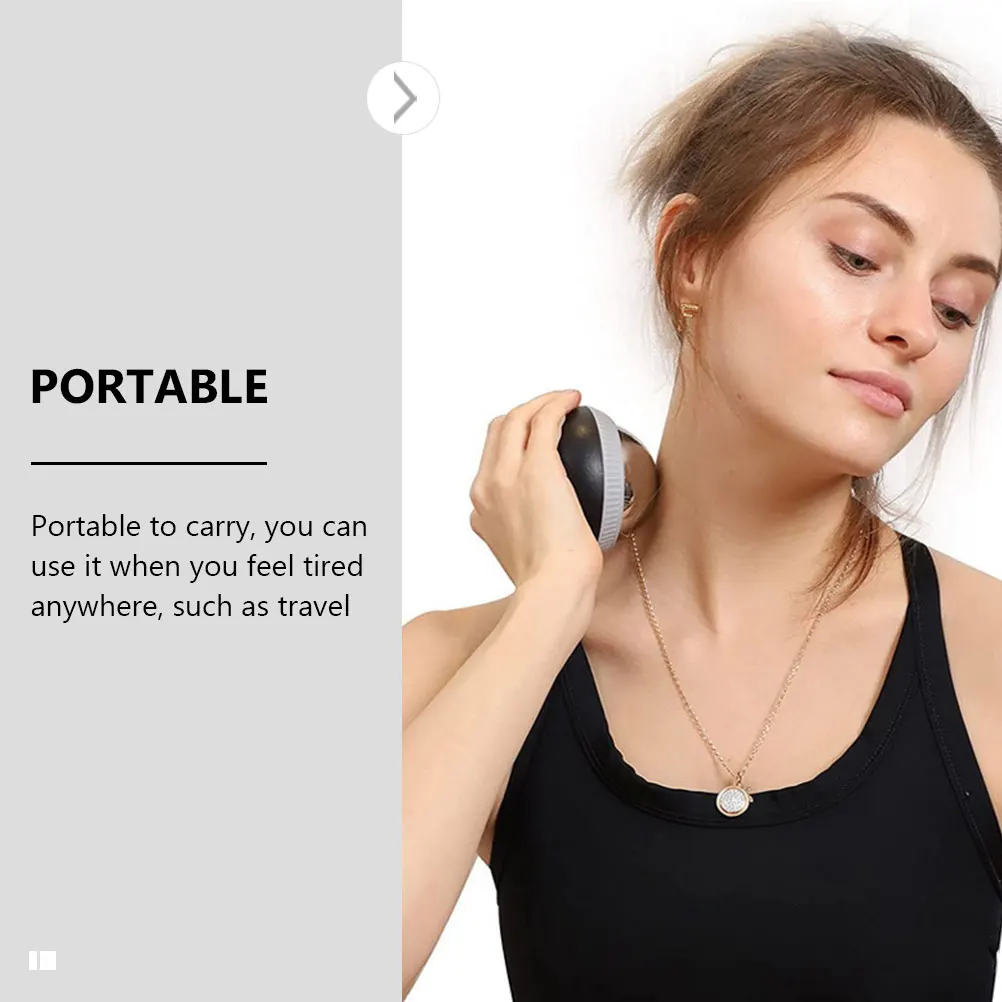 Компактный массажер для лица, рук, ног, ручной массажер для расслабления тела, портативное устройство для расслабления мышц для путешествий, фитнес-терапии и