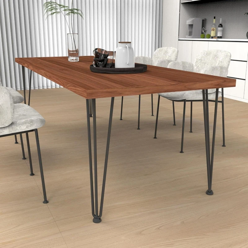 Metal Table Legs 1PC U Shaped Table Legs DIY Three Line Minimalist Table Leg Bracket Office Furniture Hardware Accessories