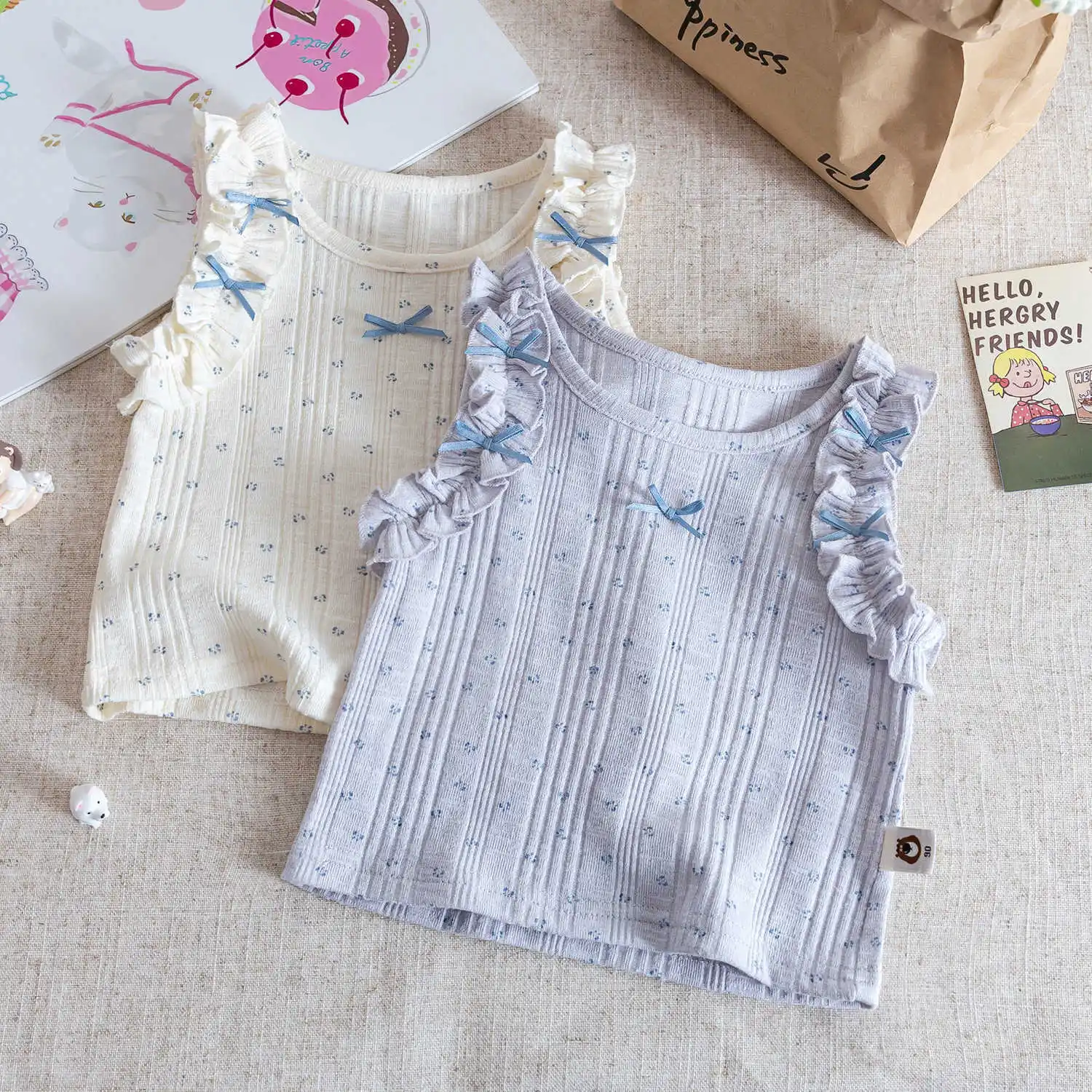 Girls Sleeveless T-… - image