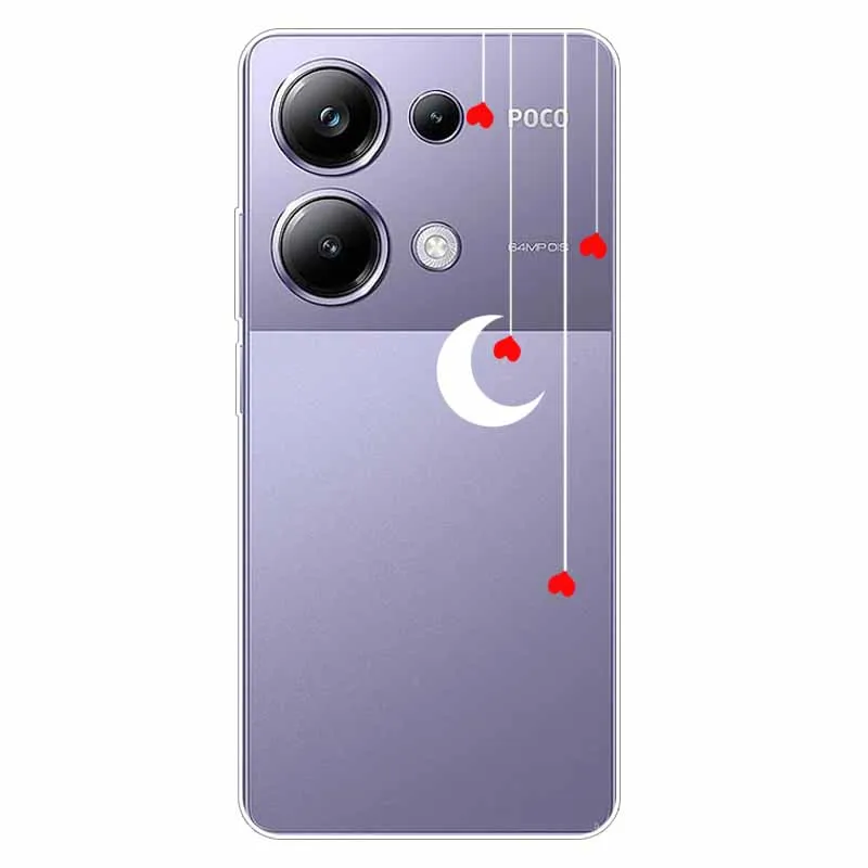 For Xiaomi Redmi Note 13 Pro 4G Case Cute Transparent Soft Protective Cases For Redmi Note 13Pro 4G Cover Dog Bumper TPU Clear