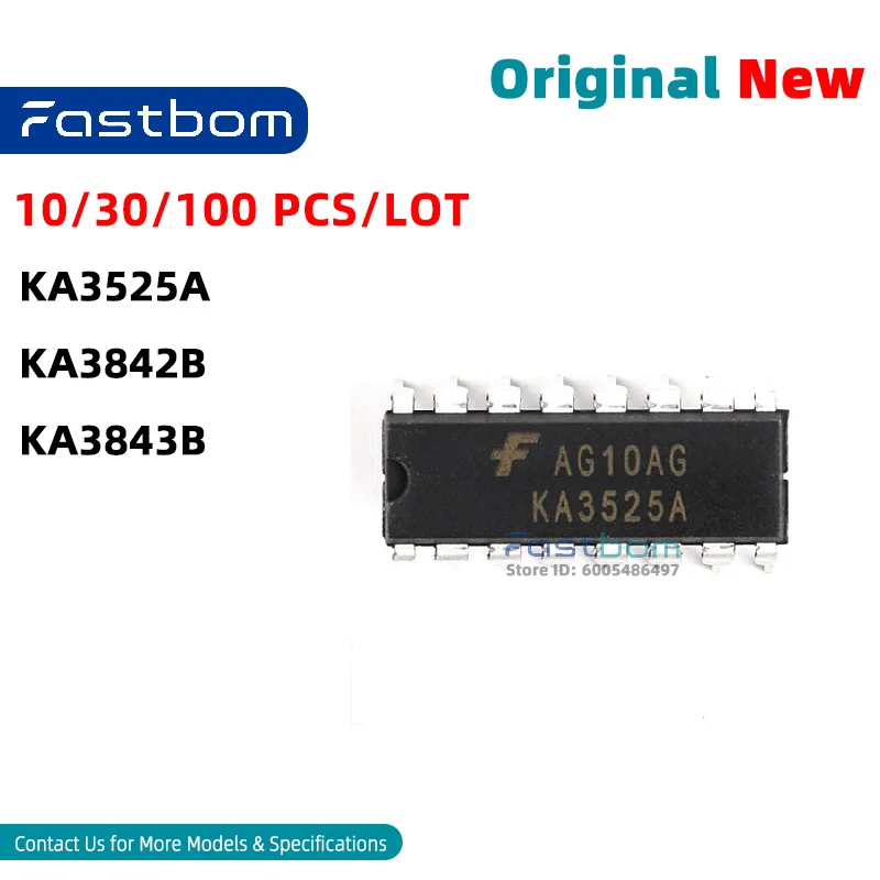 KA3525A KA3842B KA3843B SOP-8 PWM CTRL CONTROLLER New Original